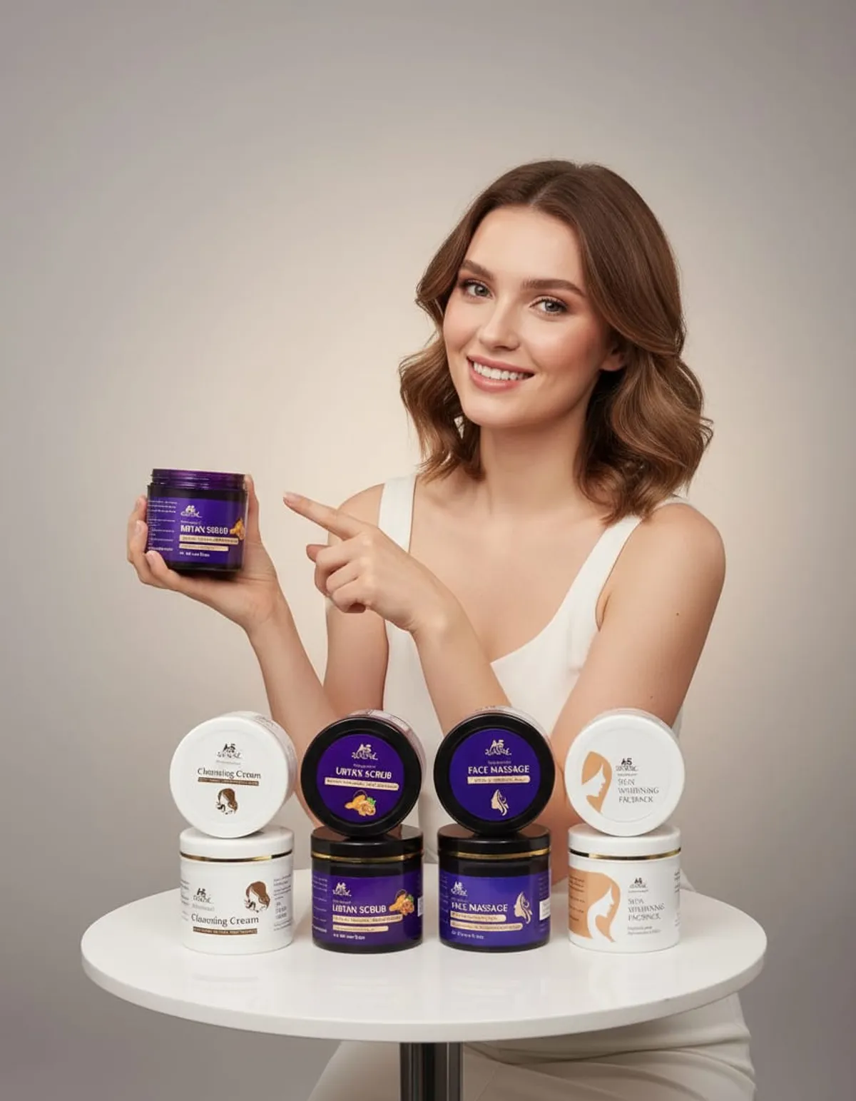 Tan Clean Saloon Professional Kit For Unisex